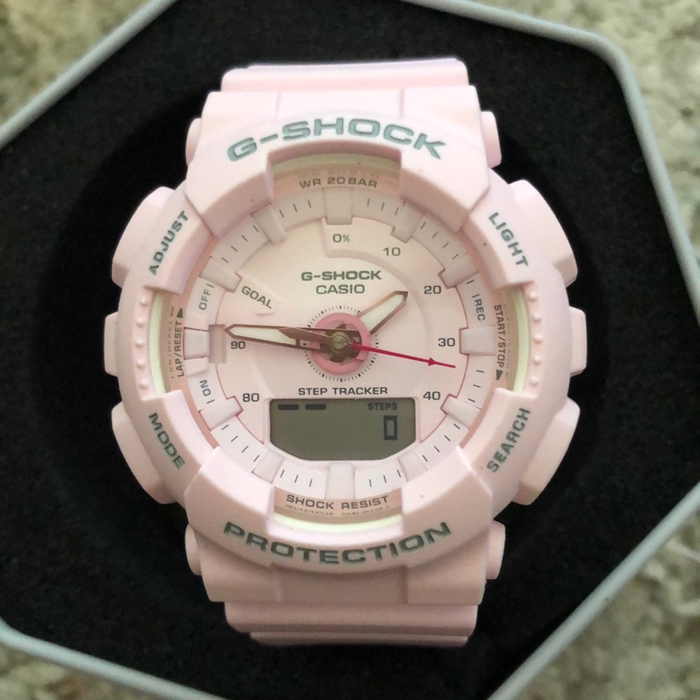 Pink G Shock watch